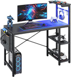 Corner Desk with Power Outlets Large Computer