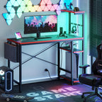 Corner Desk with Power Outlets Large Computer