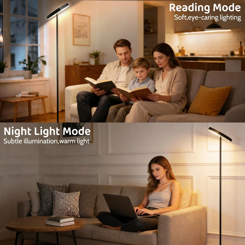 Corner Floor Lamp Rgbww 2700K-6500K Tunable with Smart