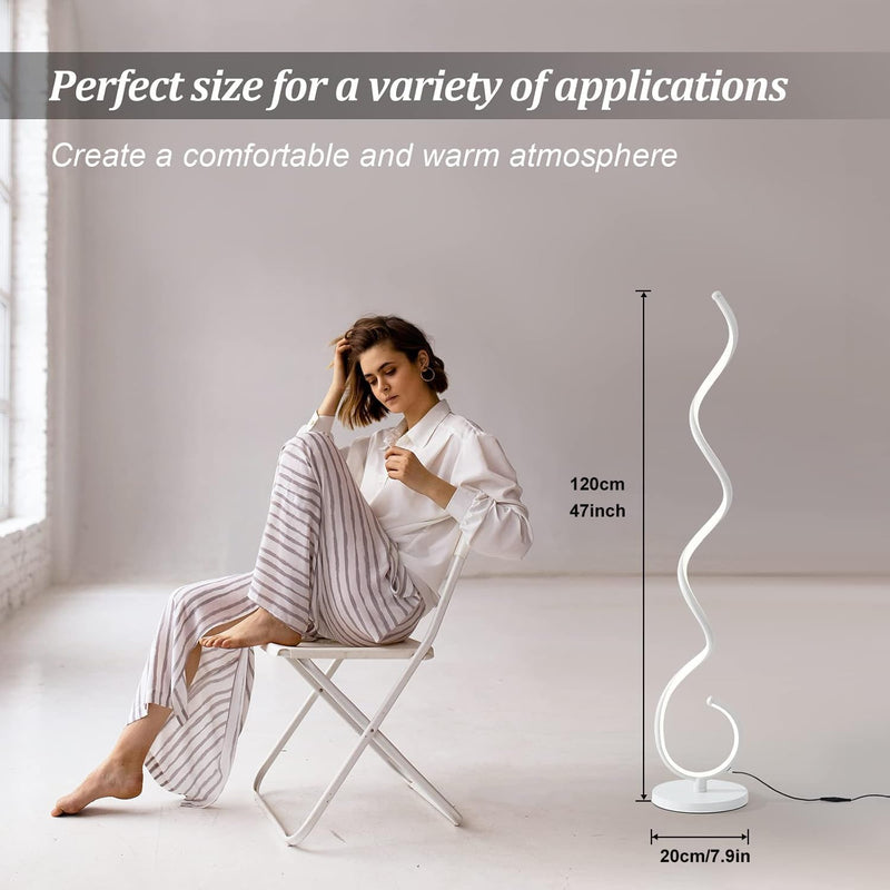 Corner Floor Lamp-Standing Lamp for Living Room Adjustable