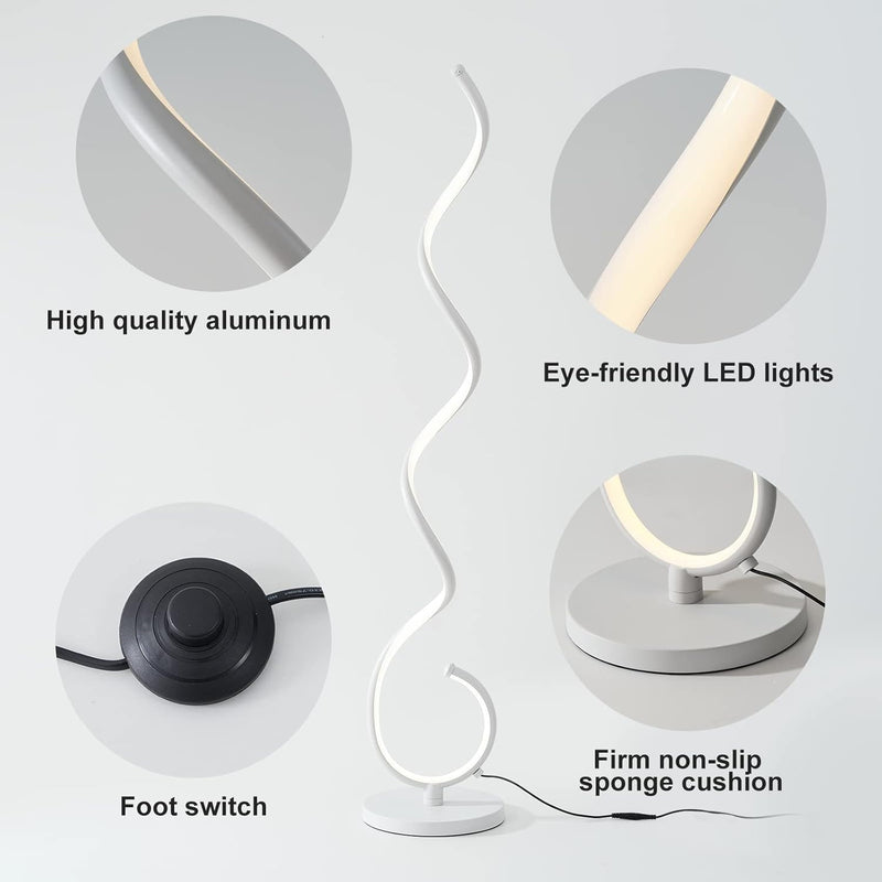 Corner Floor Lamp-Standing Lamp for Living Room Adjustable