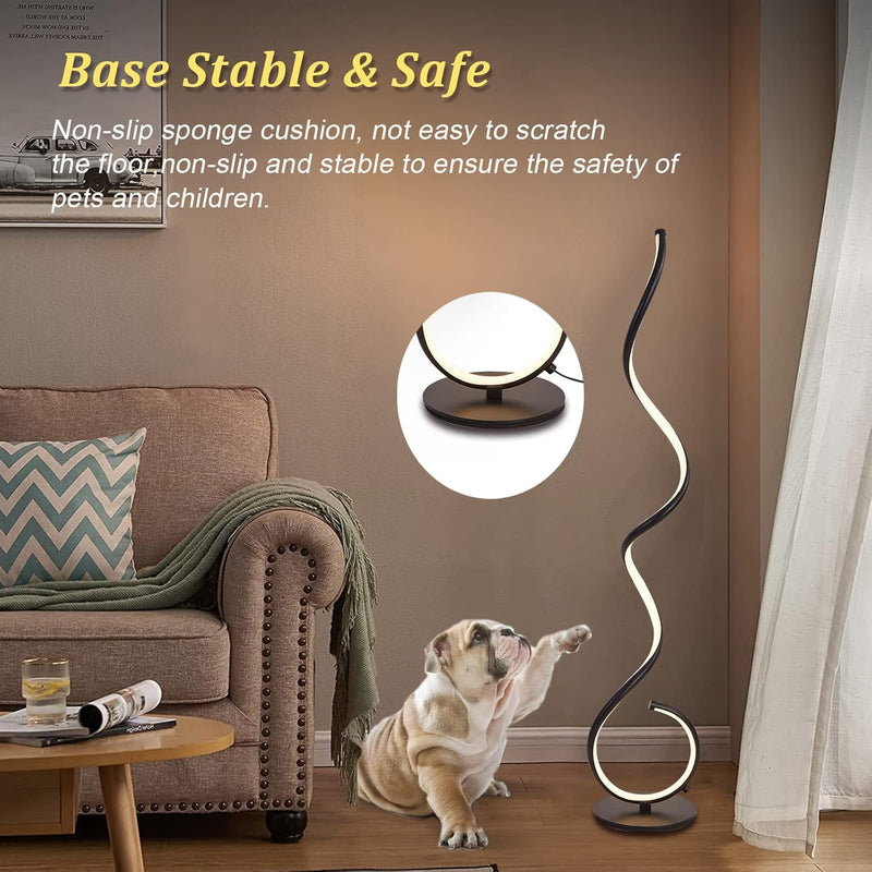 Corner Floor Lamp-Standing Lamp for Living Room Adjustable