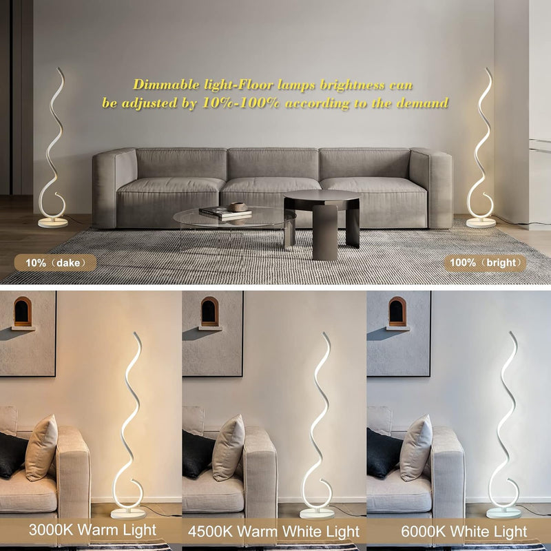 Corner Floor Lamp-Standing Lamp for Living Room Adjustable
