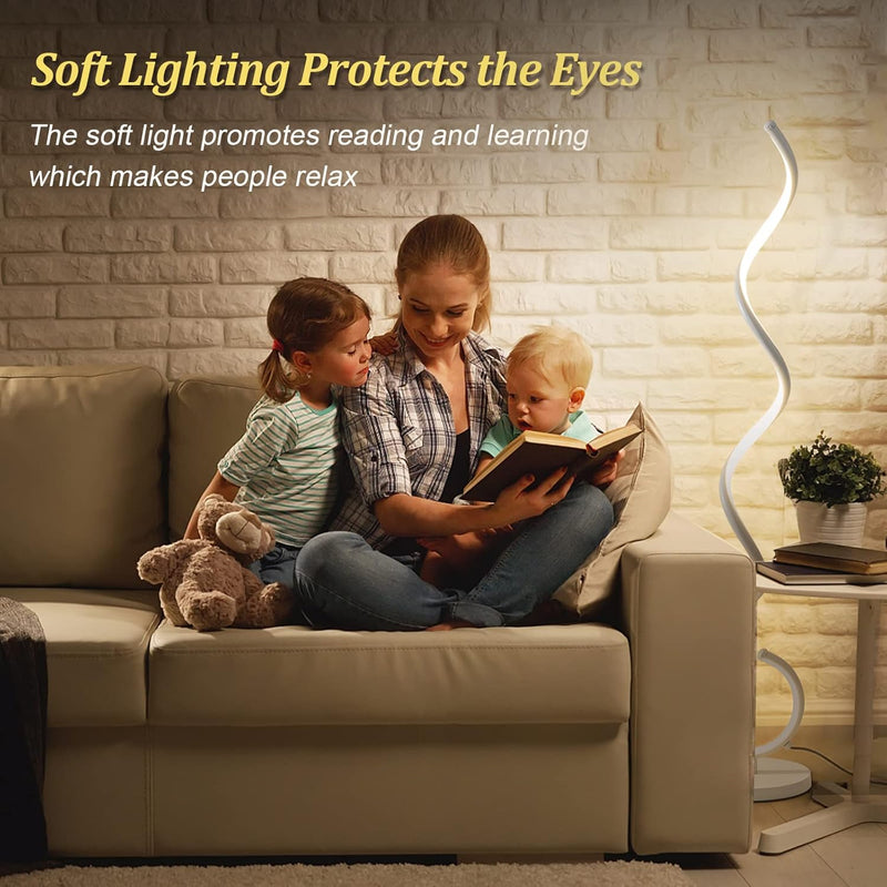 Corner Floor Lamp-Standing Lamp for Living Room Adjustable