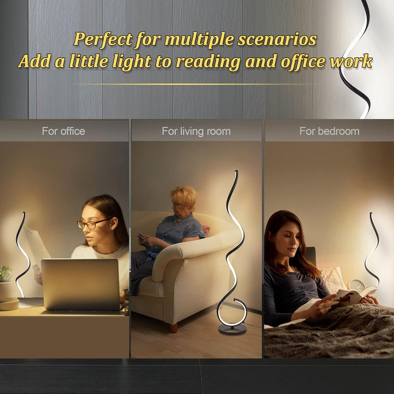 Corner Floor Lamp-Standing Lamp for Living Room Adjustable