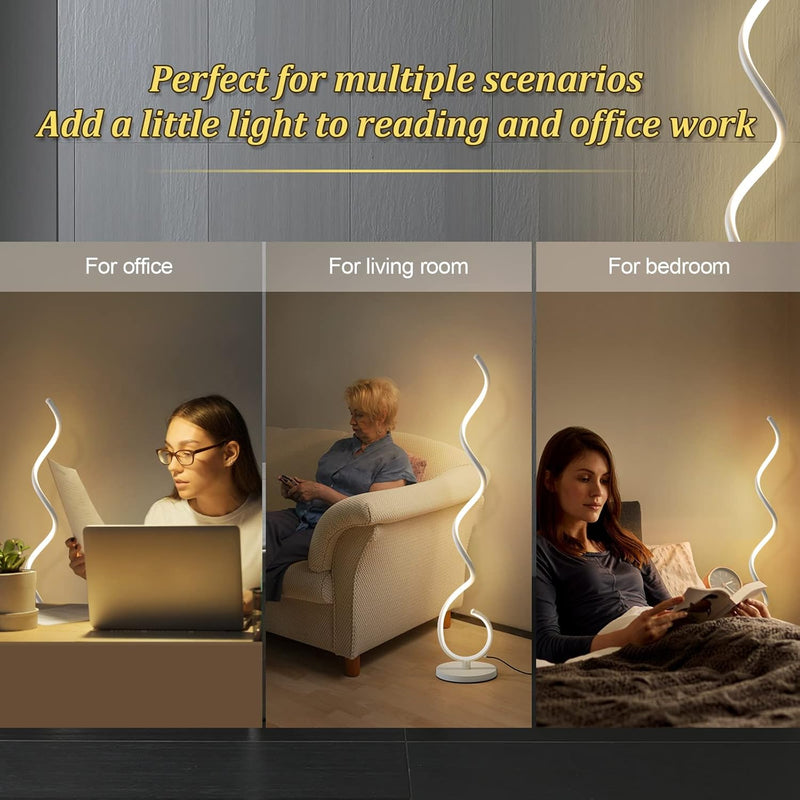 Corner Floor Lamp-Standing Lamp for Living Room Adjustable