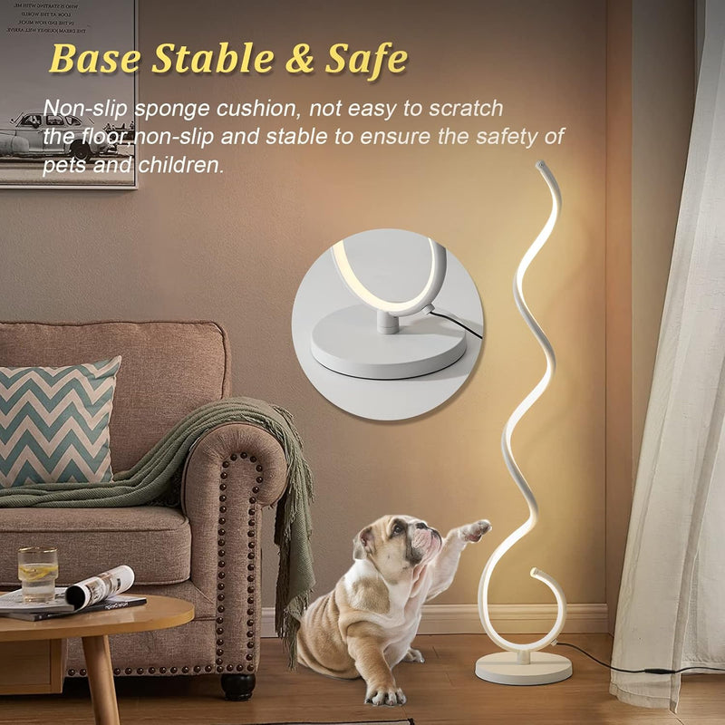 Corner Floor Lamp-Standing Lamp for Living Room Adjustable