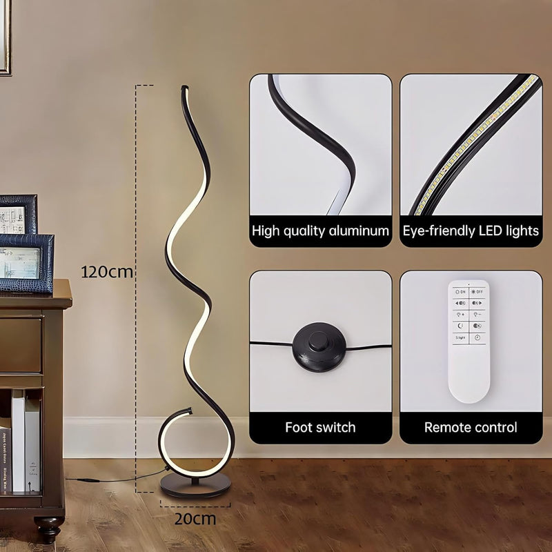 Corner Floor Lamp-Standing Lamp for Living Room Adjustable