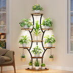 Corner Plant Stand with Grow Lights 52.7