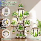 Corner Plant Stand with Grow Lights 52.7