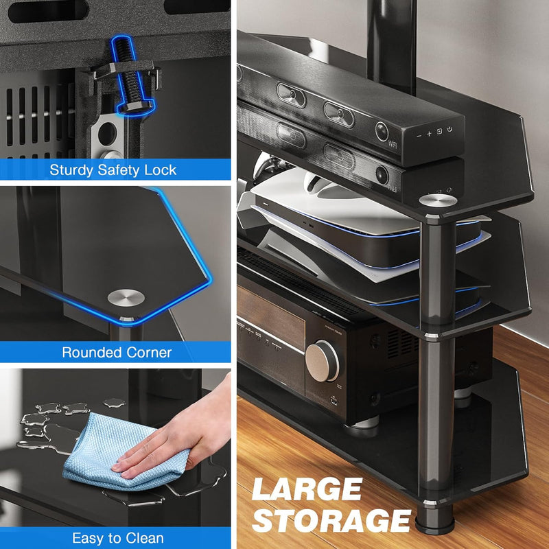 Corner TV Stand for 32-70 Inch LED LCD