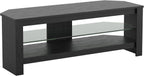 Corner TV Stand Oak Effect Unit for Up