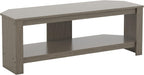Corner TV Stand Oak Effect Unit for Up