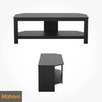 Corner TV Stand Oak Effect Unit for Up