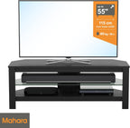 Corner TV Stand Oak Effect Unit for Up