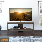 Corner TV Stand Oak Effect Unit for Up
