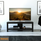 Corner TV Stand Oak Effect Unit for Up