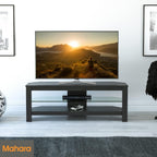Corner TV Stand Oak Effect Unit for Up