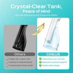 Coslus Water Dental Flosser for Teeth Cordless: Portable