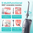 Coslus Water Dental Flosser for Teeth Cordless: Portable