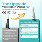 Coslus Water Dental Flosser for Teeth Cordless: Portable