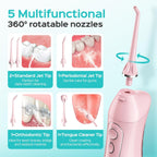 Coslus Water Dental Flosser for Teeth Cordless: Portable