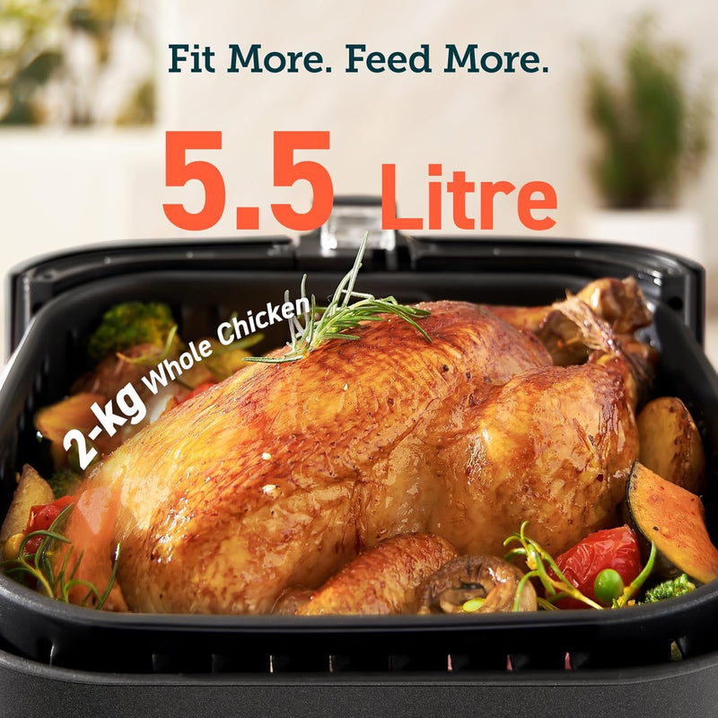 Air Fryers Oven 5.5L Xxl Oil Free Fryer