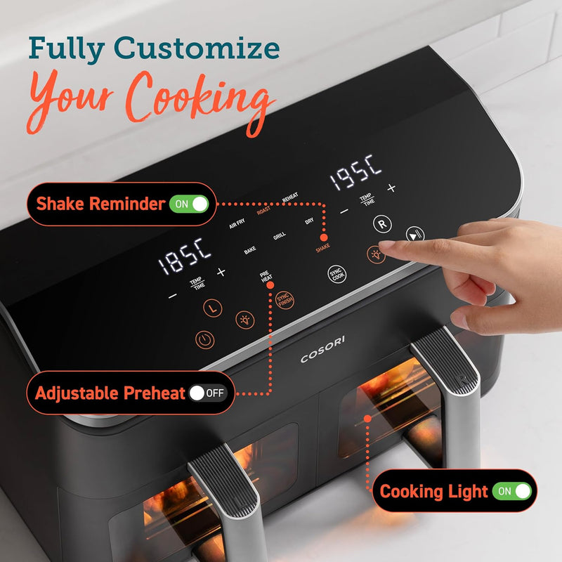 Air Fryers Oven 5.5L Xxl Oil Free Fryer