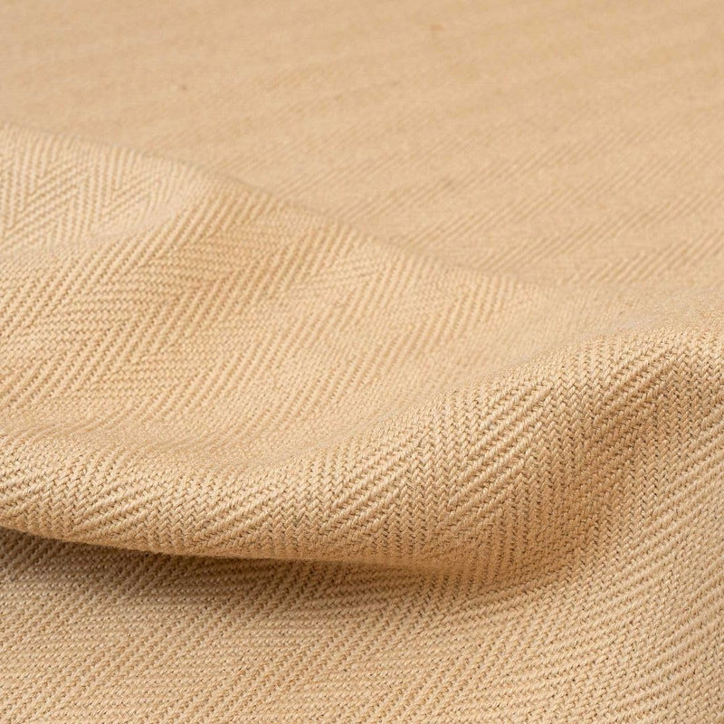 Natural Cotton Border Herringbone Jute Runner Rug Non