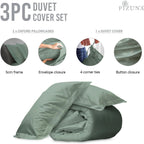 Cotton Duvet Cover Set King Size 600 Thread