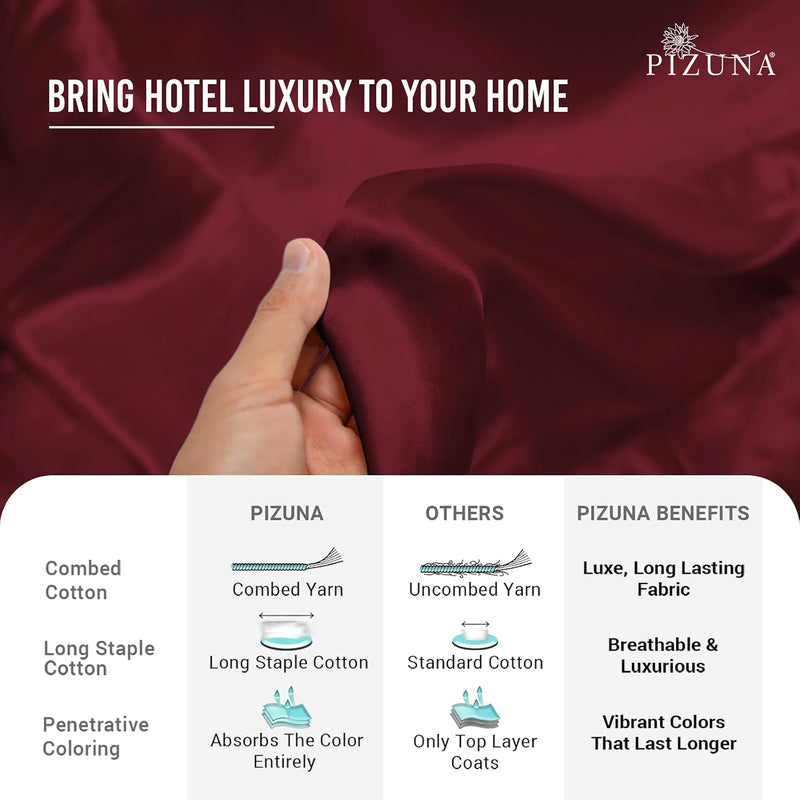 Cotton Duvet Cover Set King Size 600 Thread