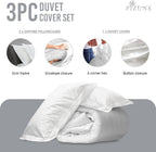 Cotton Duvet Cover Set King Size 600 Thread