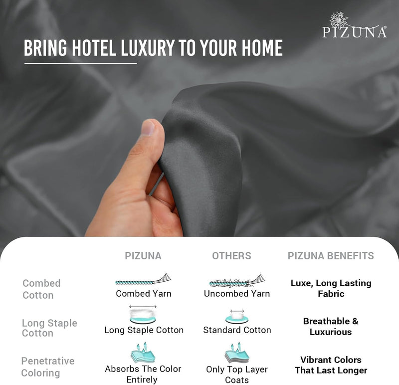 Cotton Duvet Cover Set King Size 600 Thread