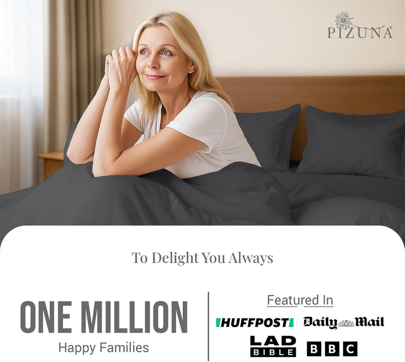 Cotton Duvet Cover Set King Size 600 Thread