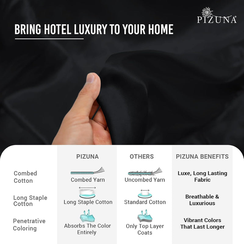 Cotton Duvet Cover Set King Size 600 Thread