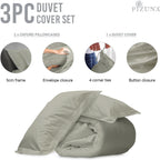 Cotton Duvet Cover Set King Size 600 Thread