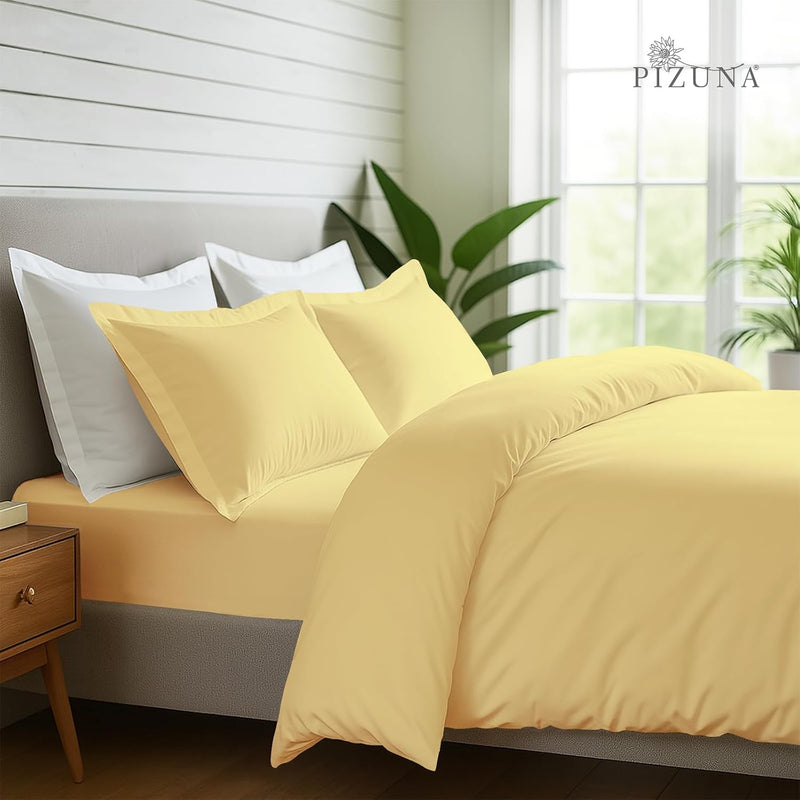 Cotton Duvet Cover Set King Size 600 Thread