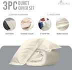 Cotton Duvet Cover Set King Size 600 Thread