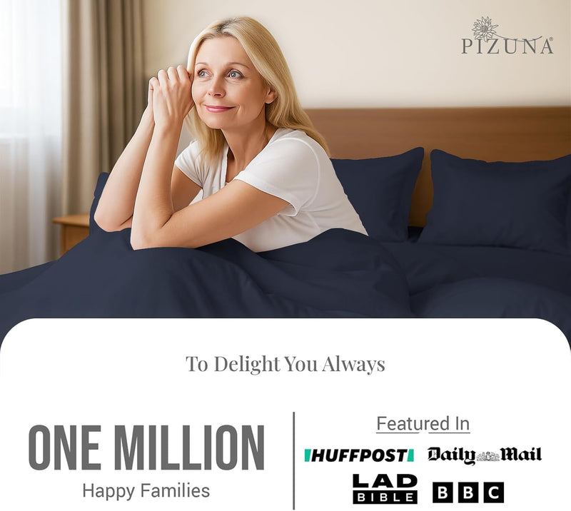 Cotton Duvet Cover Set King Size 600 Thread