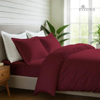 Cotton Duvet Cover Set King Size 600 Thread