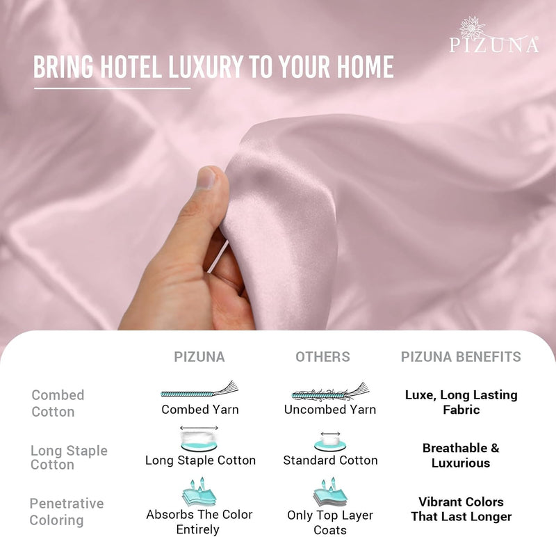 Cotton Duvet Cover Set King Size 600 Thread