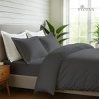 Cotton Duvet Cover Set King Size 600 Thread