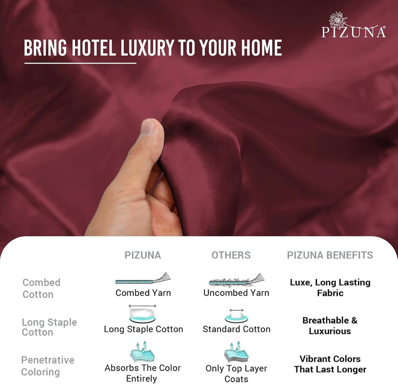Cotton Duvet Cover Set King Size 600 Thread