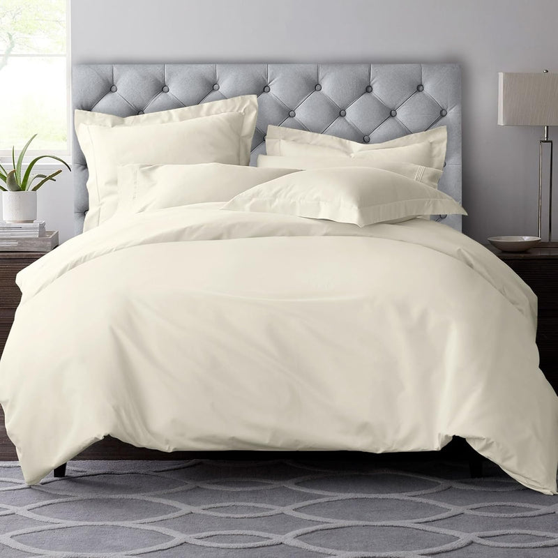 Cotton Duvet Cover Set King Size 600 Thread