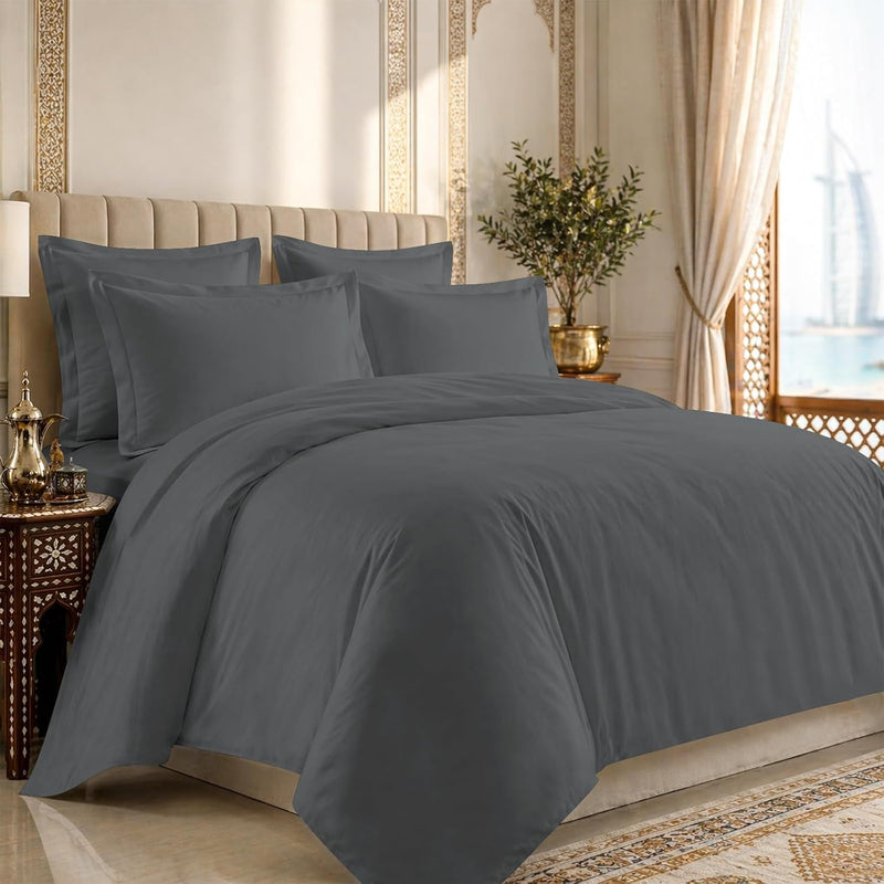 Cotton Duvet Cover Set King Size 600 Thread