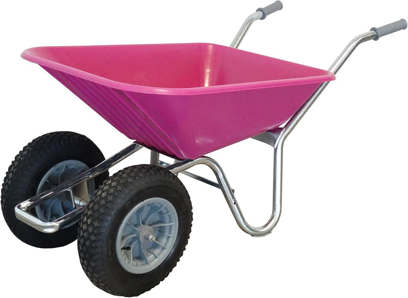County Clipper Duo Twin Wheel Wheelbarrow 100-120ltr
