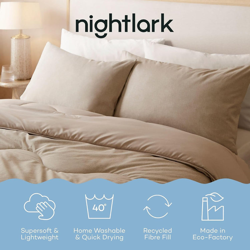 Coverless Duvet and Pillowcase Set Soft Weave Collection
