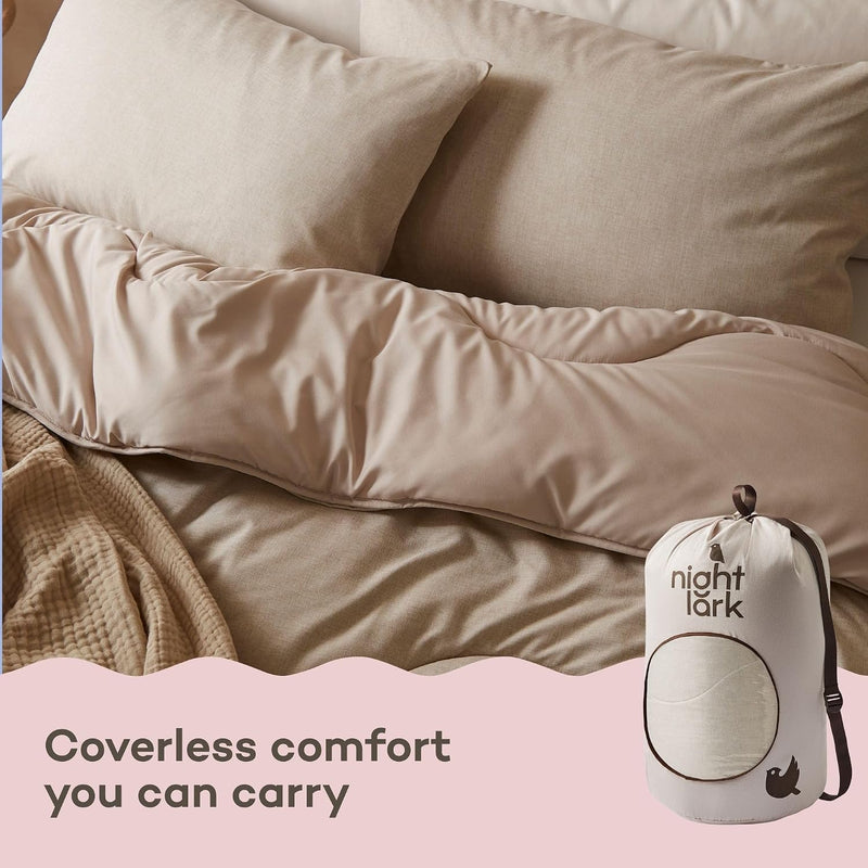 Coverless Duvet and Pillowcase Set Soft Weave Collection