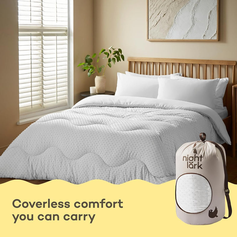 Coverless Duvet and Pillowcase Set Tufted Dots Collection