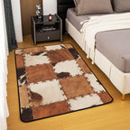 Cow Fur Area Rug Cowhide Decorative Home Decor
